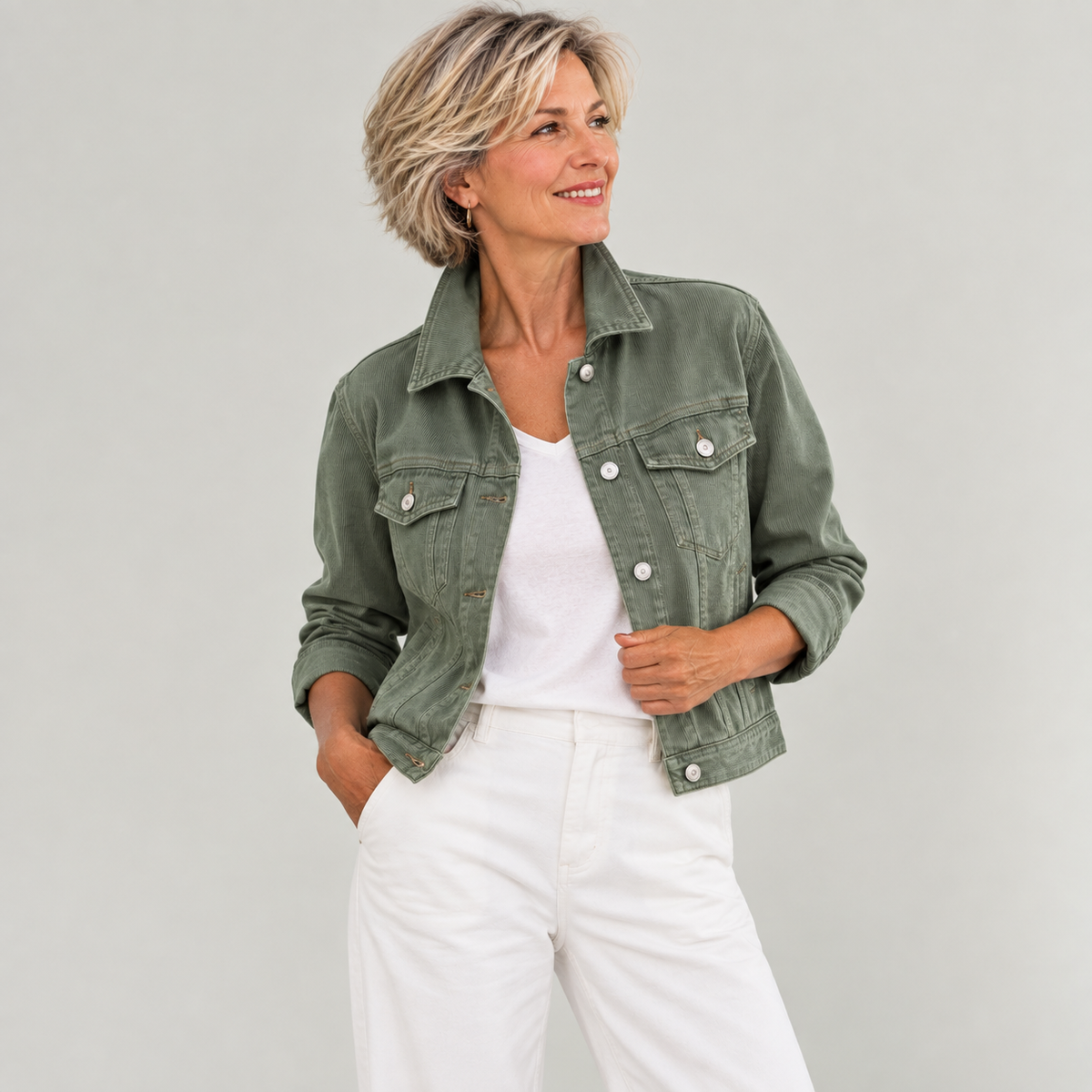Veste en "JEAN LÉA"