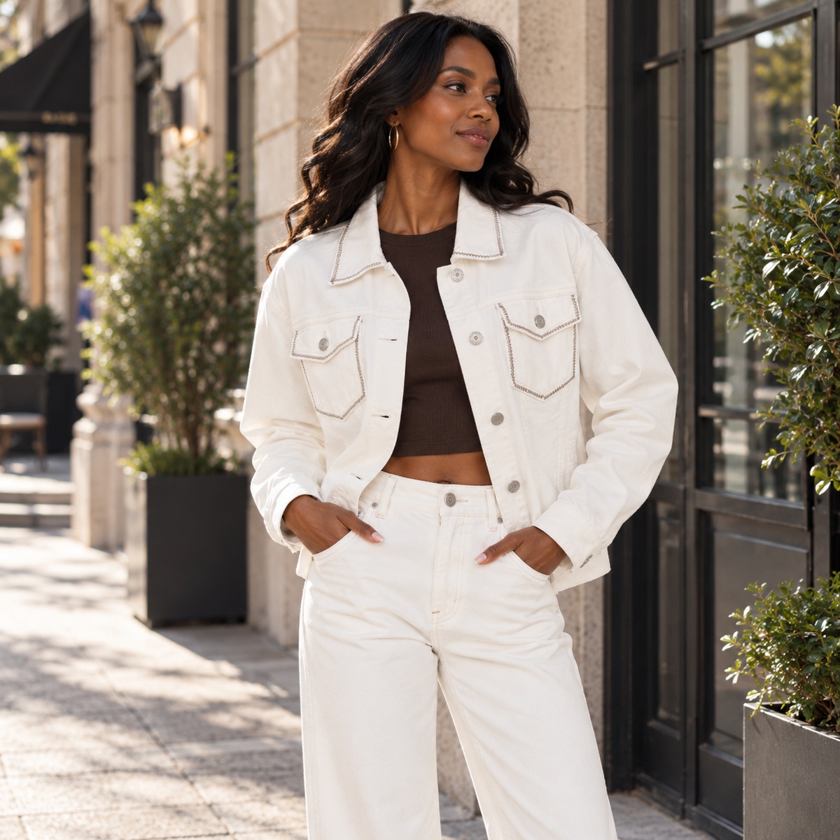 Veste en "JEAN LÉA"