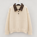 Pull "CAMILLE" – Col Carreaux