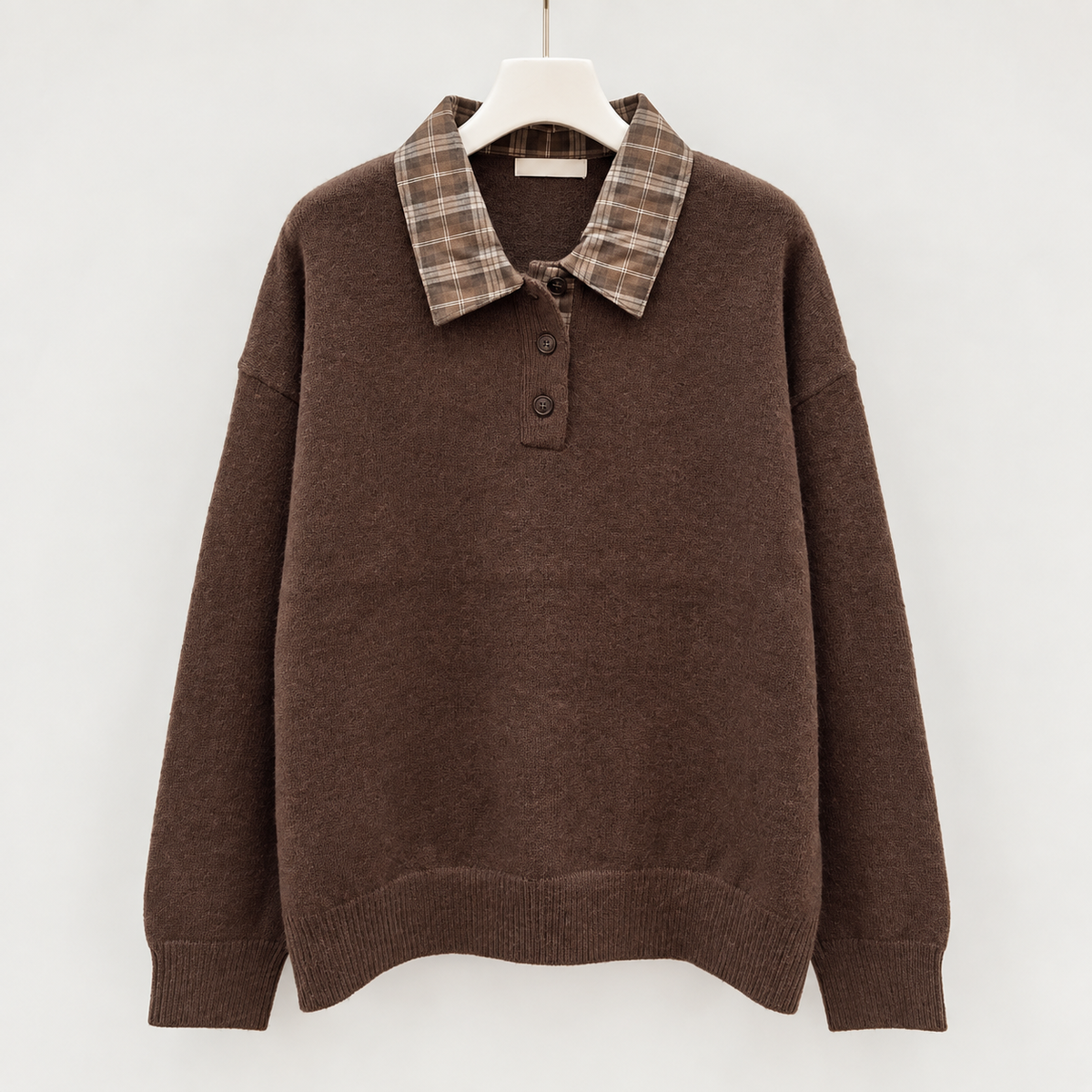 Pull "CAMILLE" – Col Carreaux
