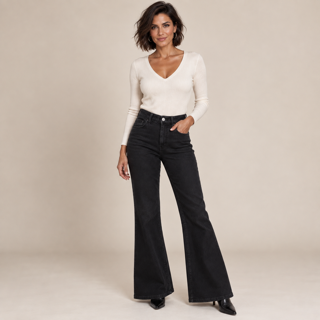 "JEAN FLARE VICTORIA" – Noir