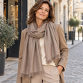 Étole "ÉLISE" – Douceur soyeuse