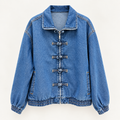 Veste en jean "ISABEL" – Détails à nouer
