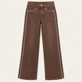 Pantalon "MAELLE" – Détails cloutés