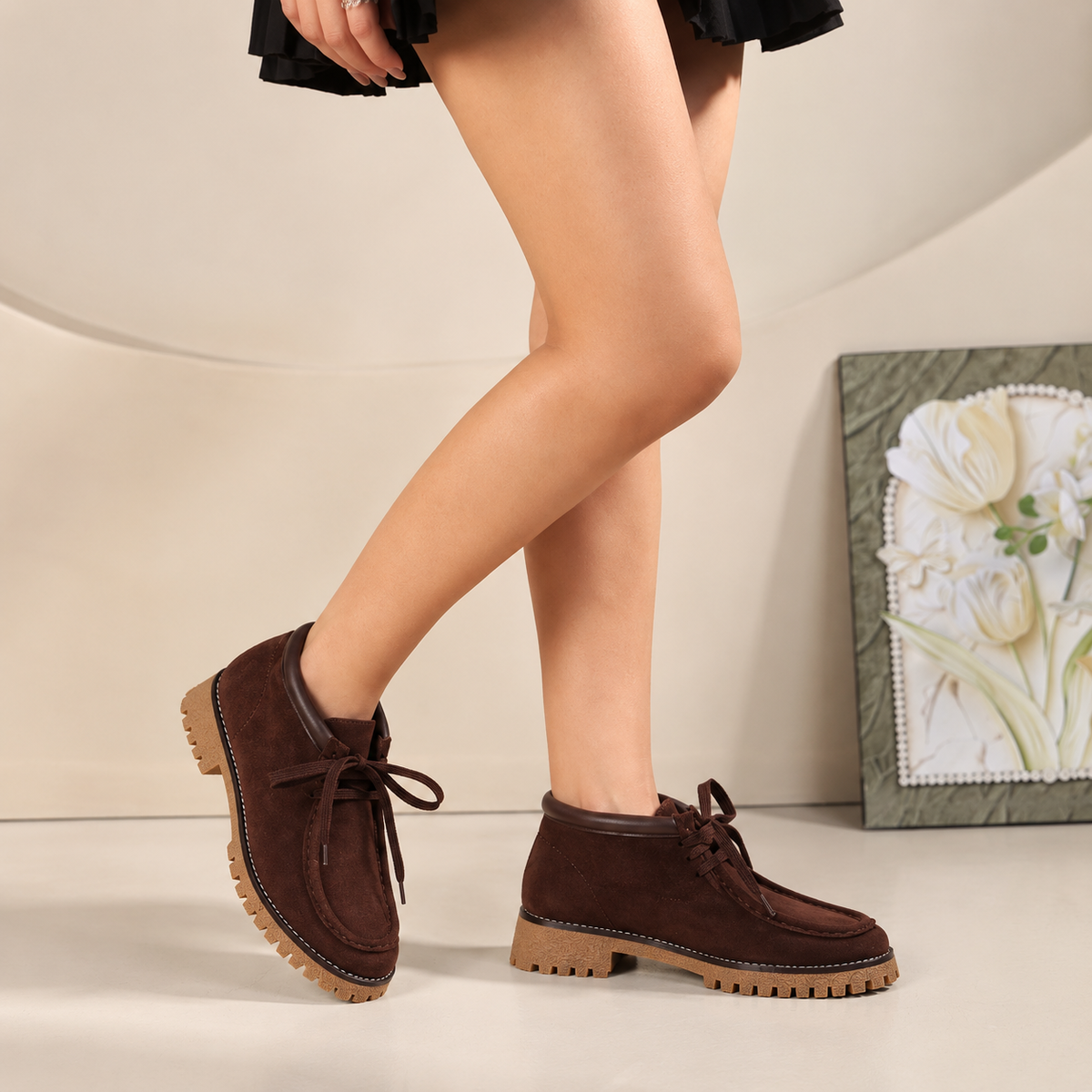 Derbies "ALBA" – Semelle Crantée