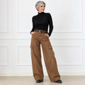 Jean Cargo Wide Leg "MAEVA" – Camel