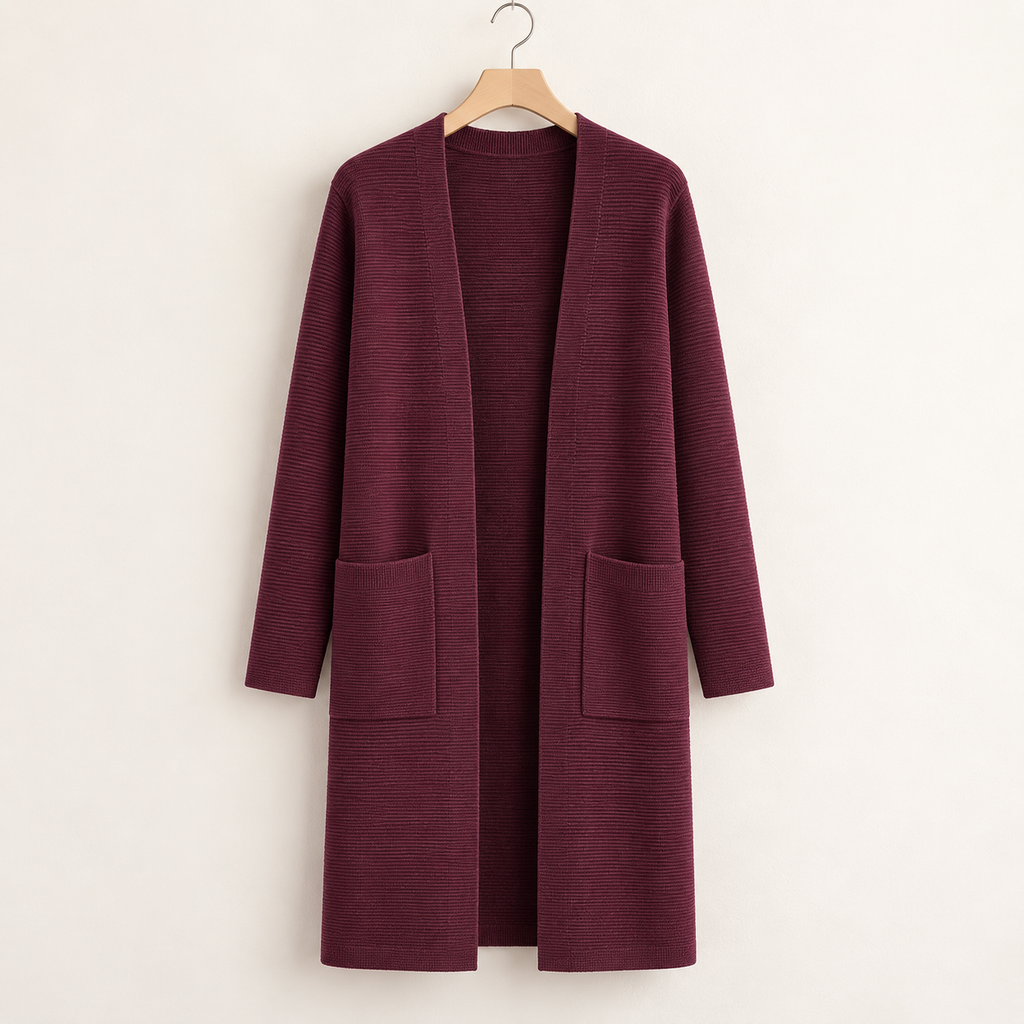 Cardigan long Héloïse – Élégance décontractée