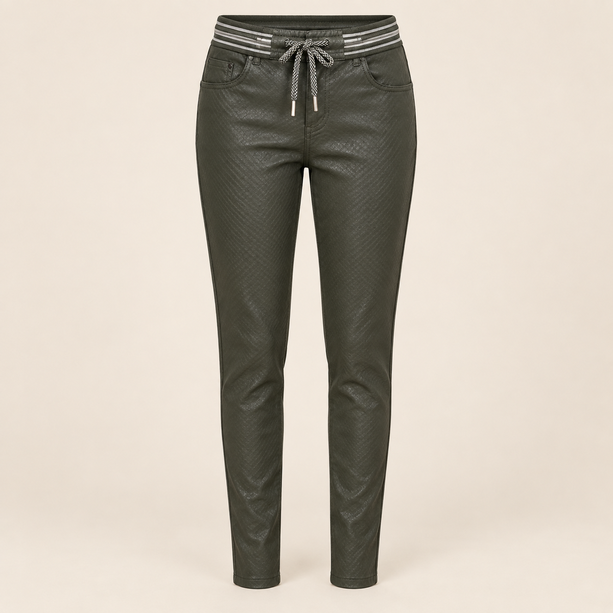 Pantalon jogging Céleste – Effet texturé