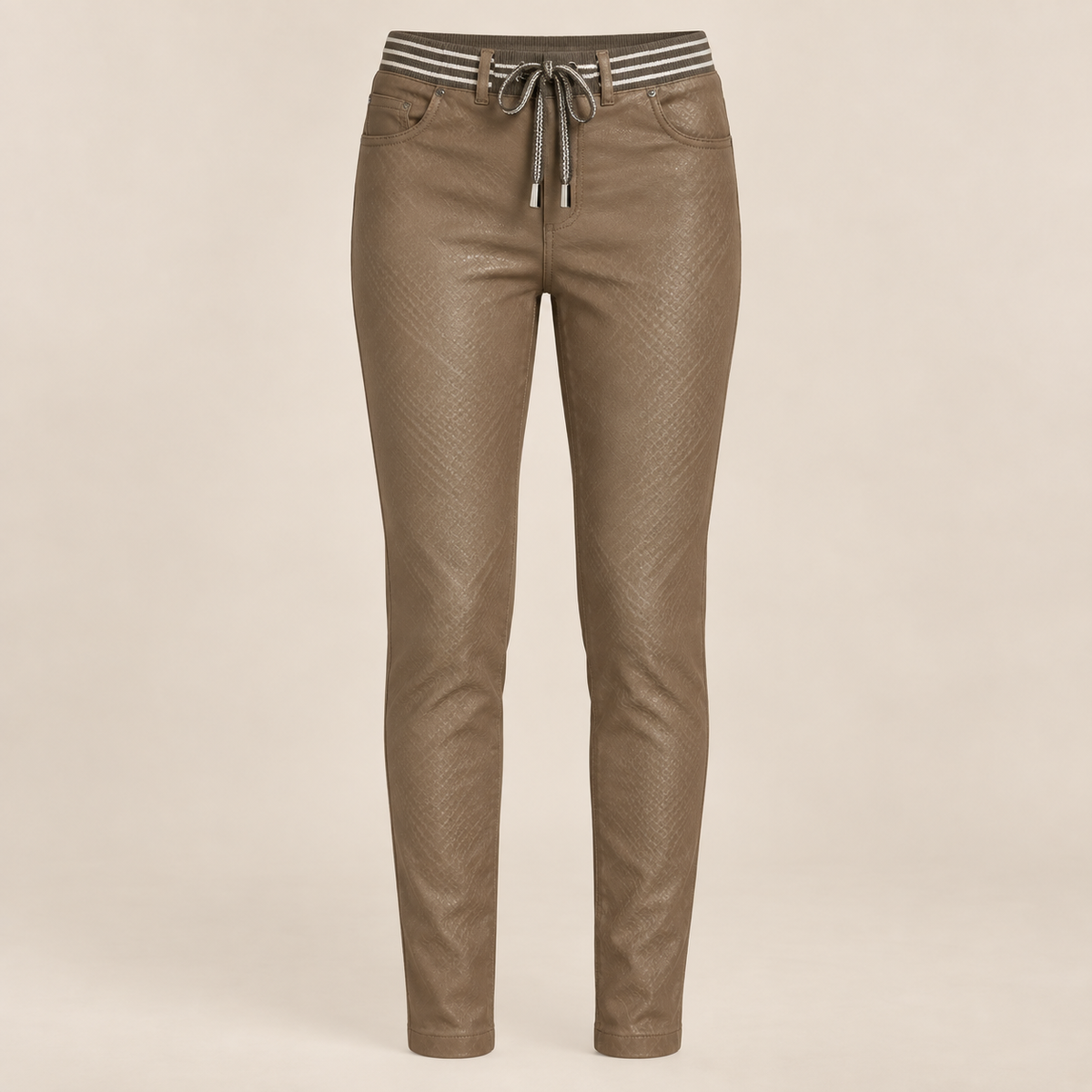 Pantalon jogging Céleste – Effet texturé