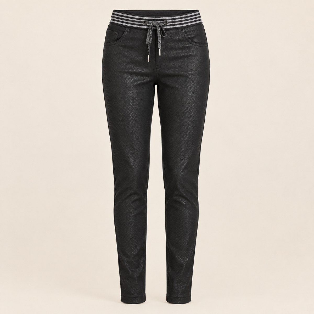 Pantalon jogging Céleste – Effet texturé