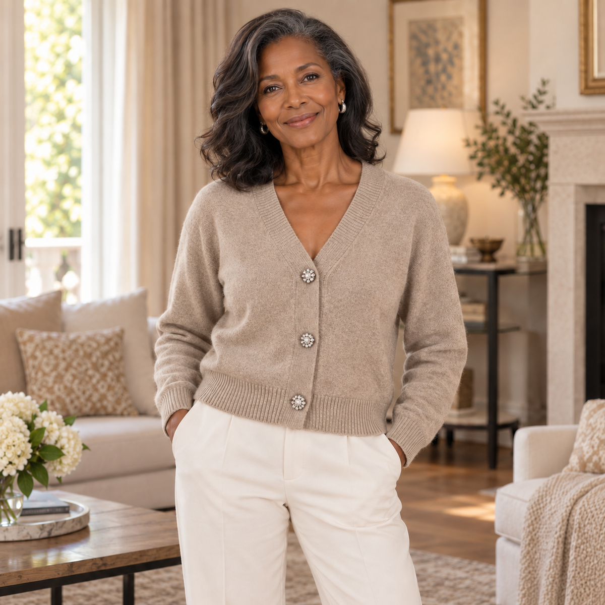Cardigan CELESTE – Boutons Bijoux