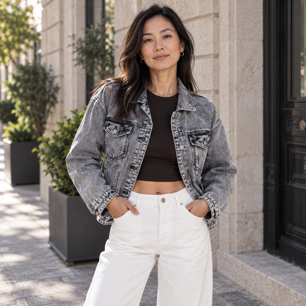 Veste en "JEAN LÉA"