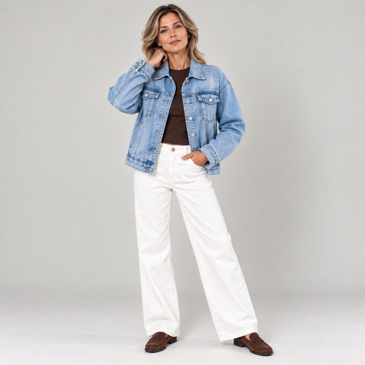 Veste en "JEAN LÉA"
