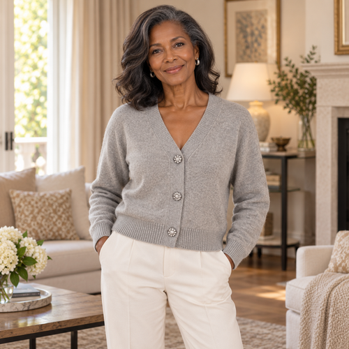 Cardigan CELESTE – Boutons Bijoux