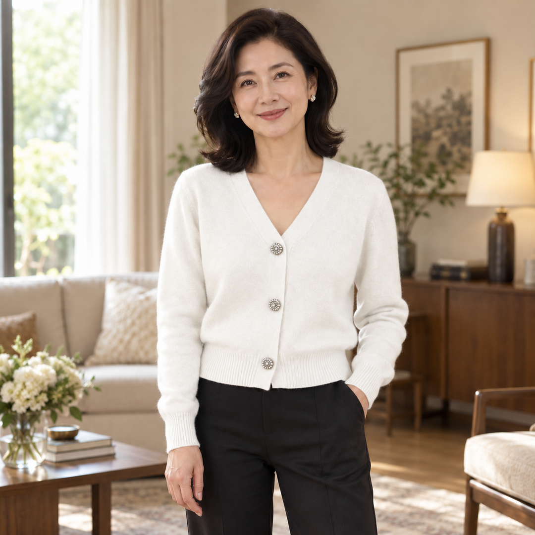 Cardigan Céleste – Boutons Bijoux
