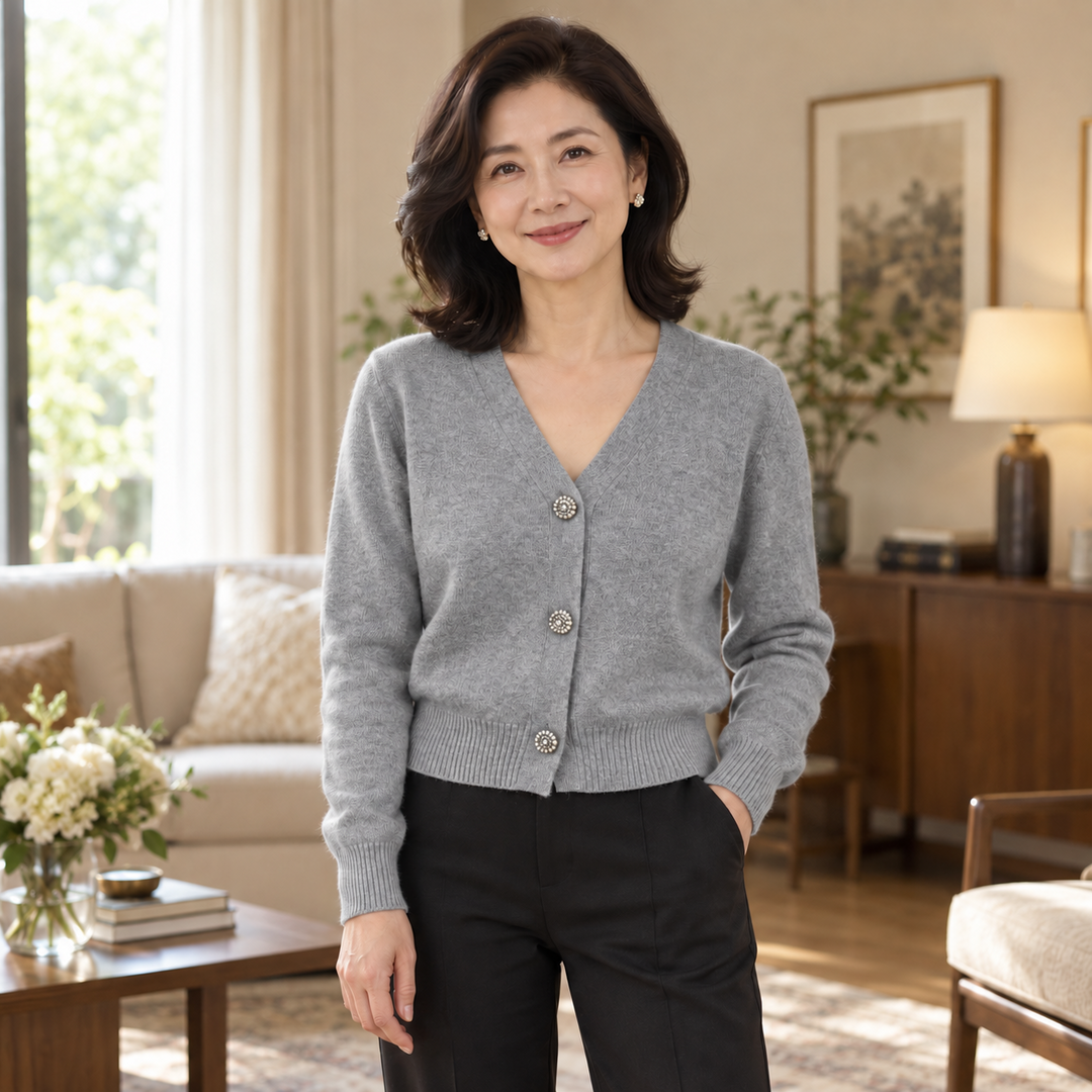 Cardigan Céleste – Boutons Bijoux