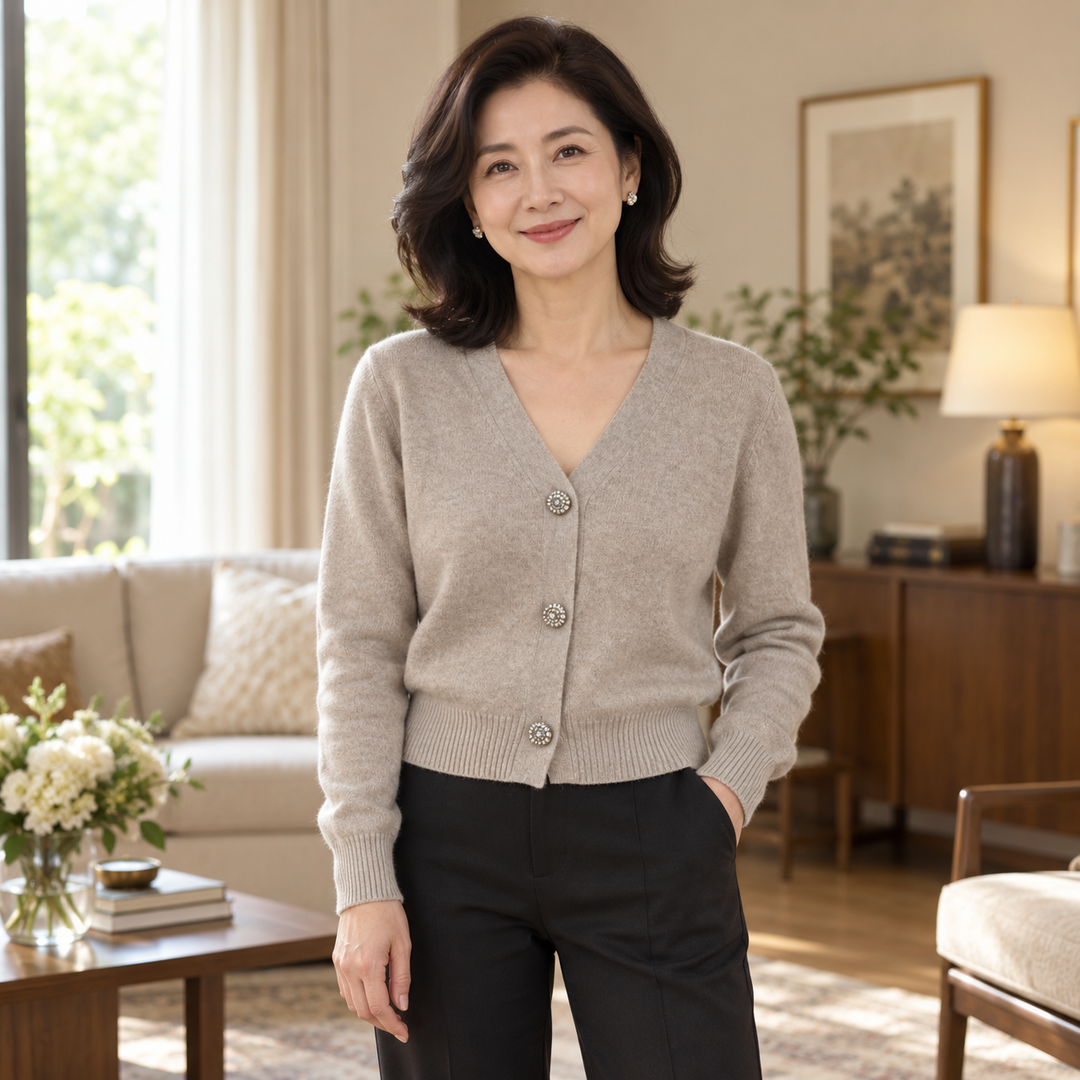 Cardigan Céleste – Boutons Bijoux