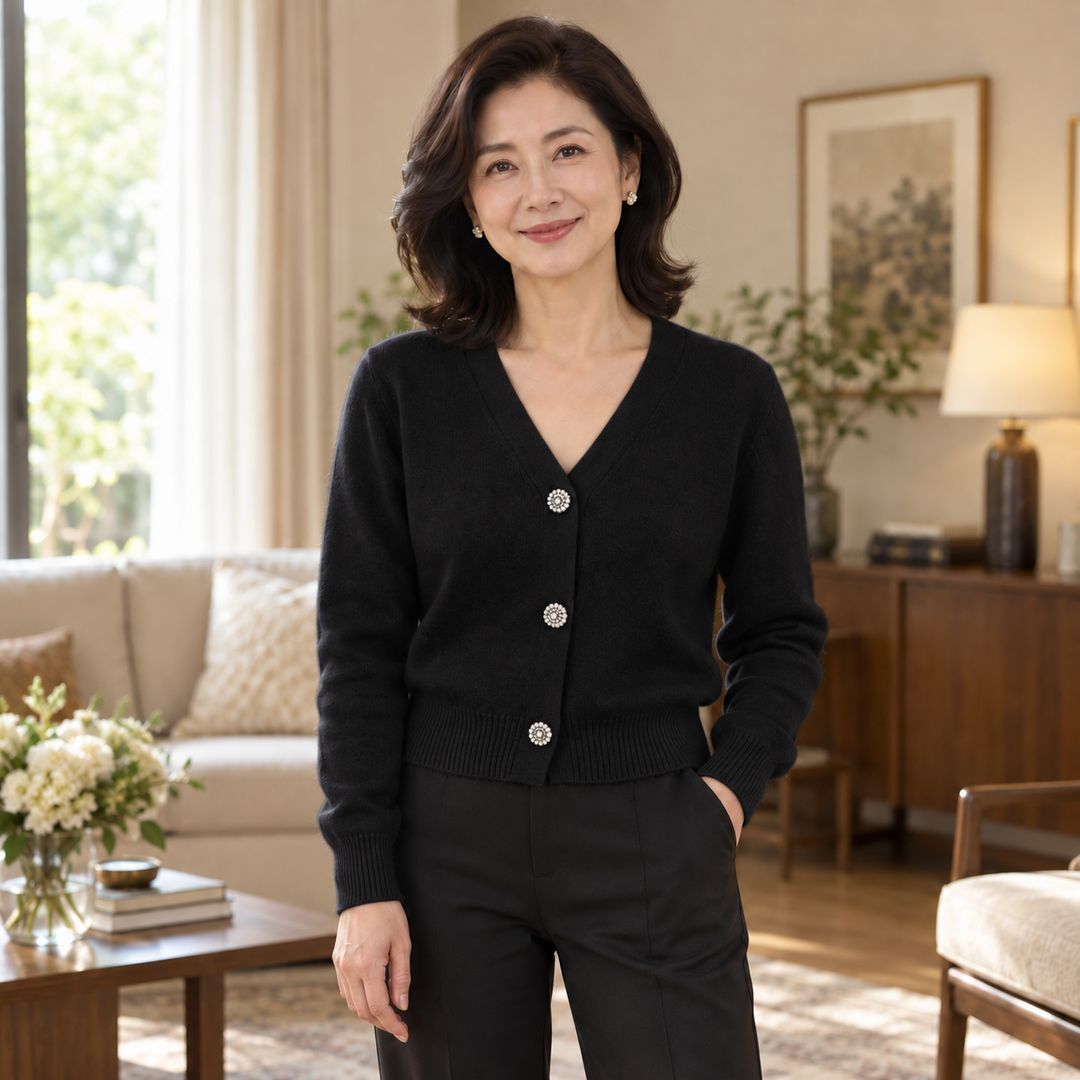 Cardigan Céleste – Boutons Bijoux