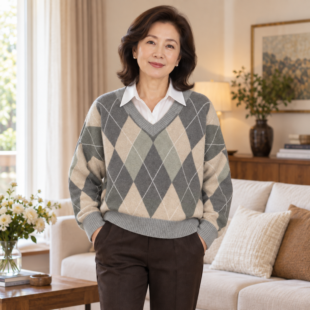 Pull "ROMY" – Losanges Intemporels