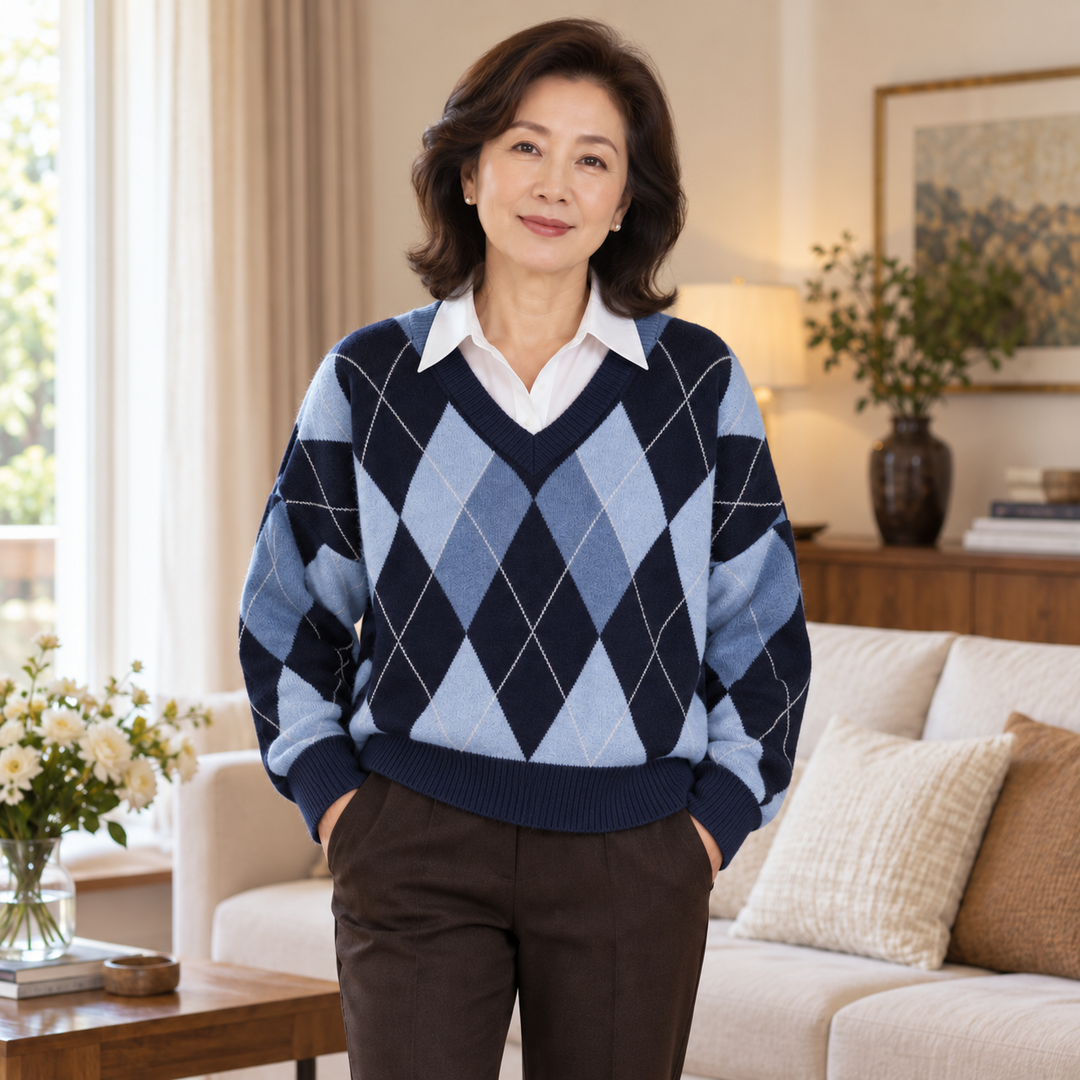 Pull "ROMY" – Losanges Intemporels
