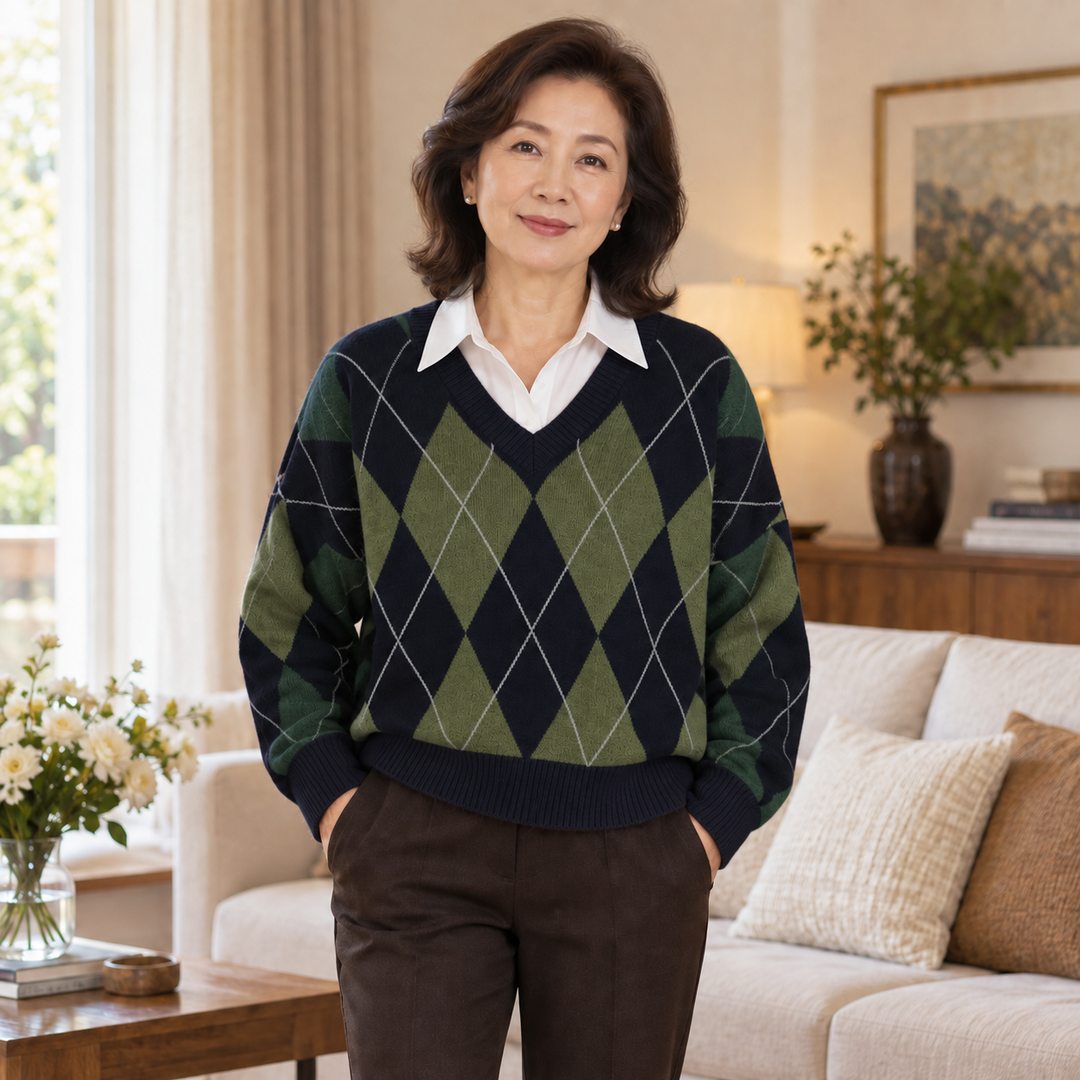 Pull "ROMY" – Losanges Intemporels